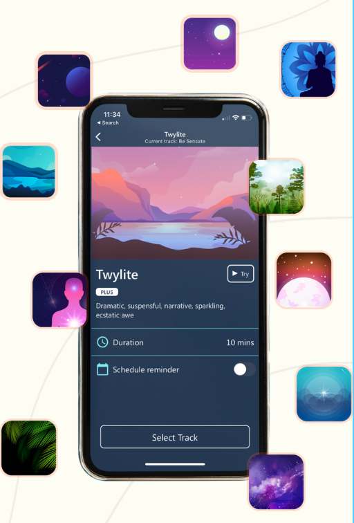 * Add Plus Soundscapes * Upgrade your Sensate experience with over 30 exclusive tracks crafted for sleep, travel and more!